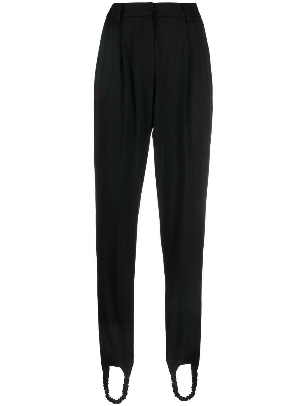 Magda Butrym high-waisted stirrup trousers - Black