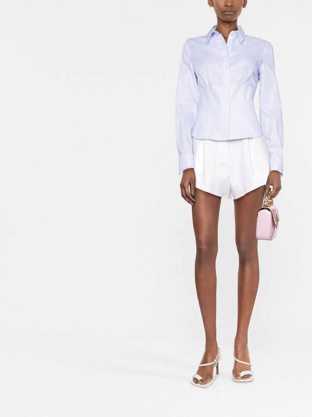 FENDI Getailleerde blouse - Blauw
