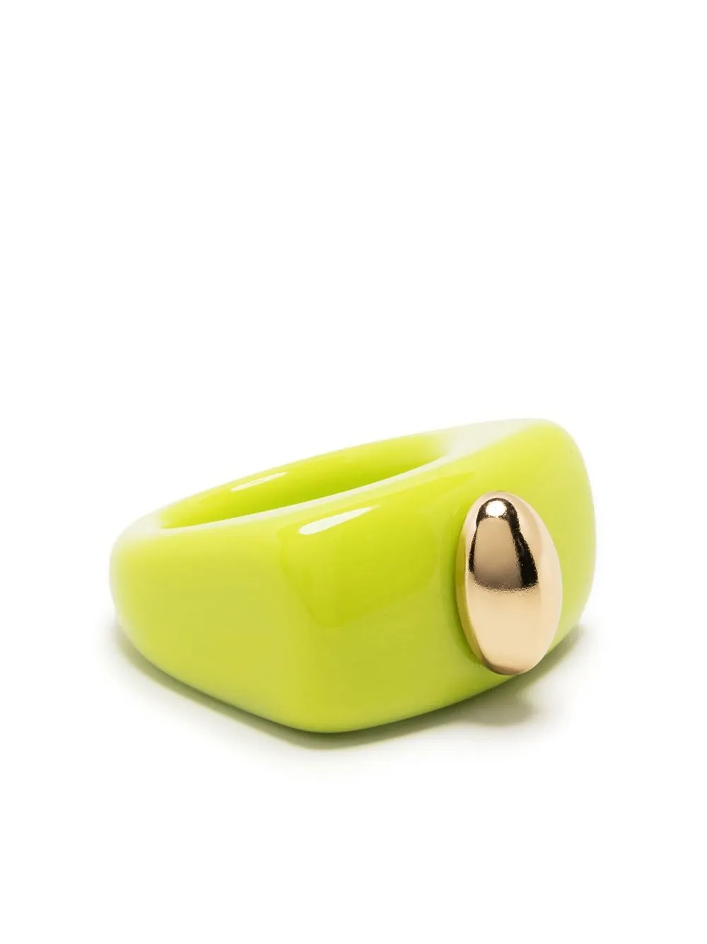 

LA MANSO Granny Smith chunky ring - Green