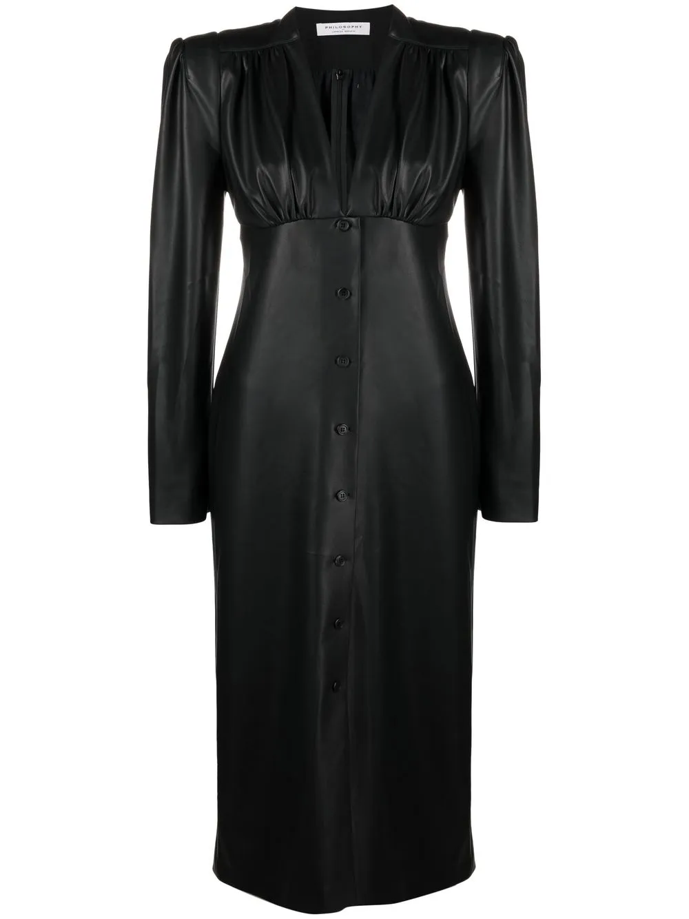 

Philosophy Di Lorenzo Serafini vestido midi - Negro