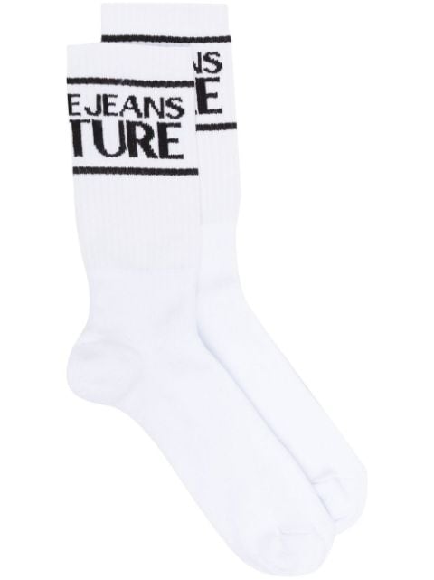 Versace Jeans Couture calcetines con logo bordado