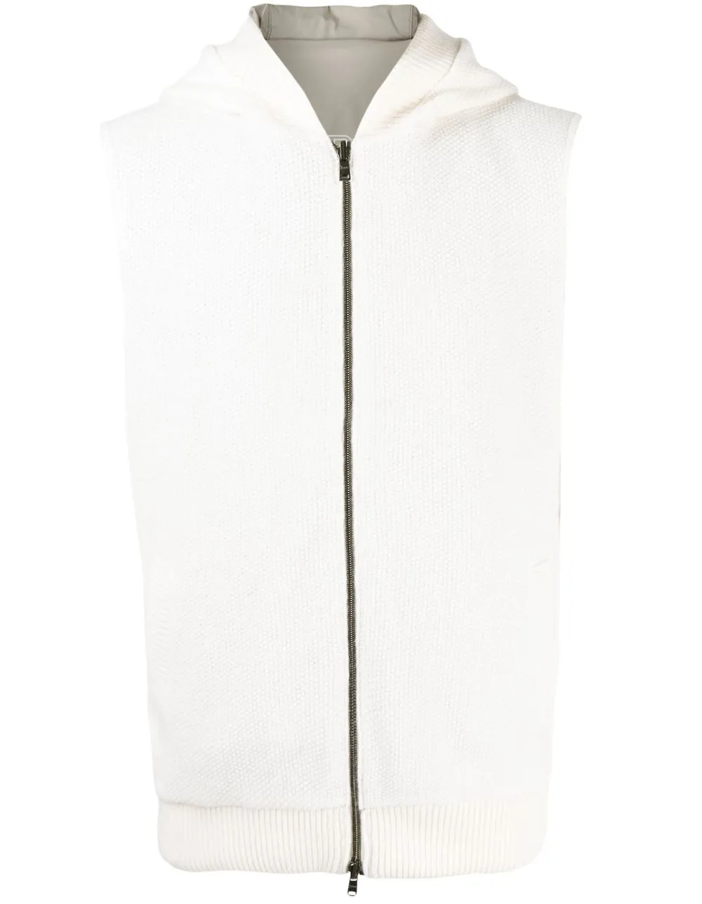 

Herno textured reversible gilet jacket - White