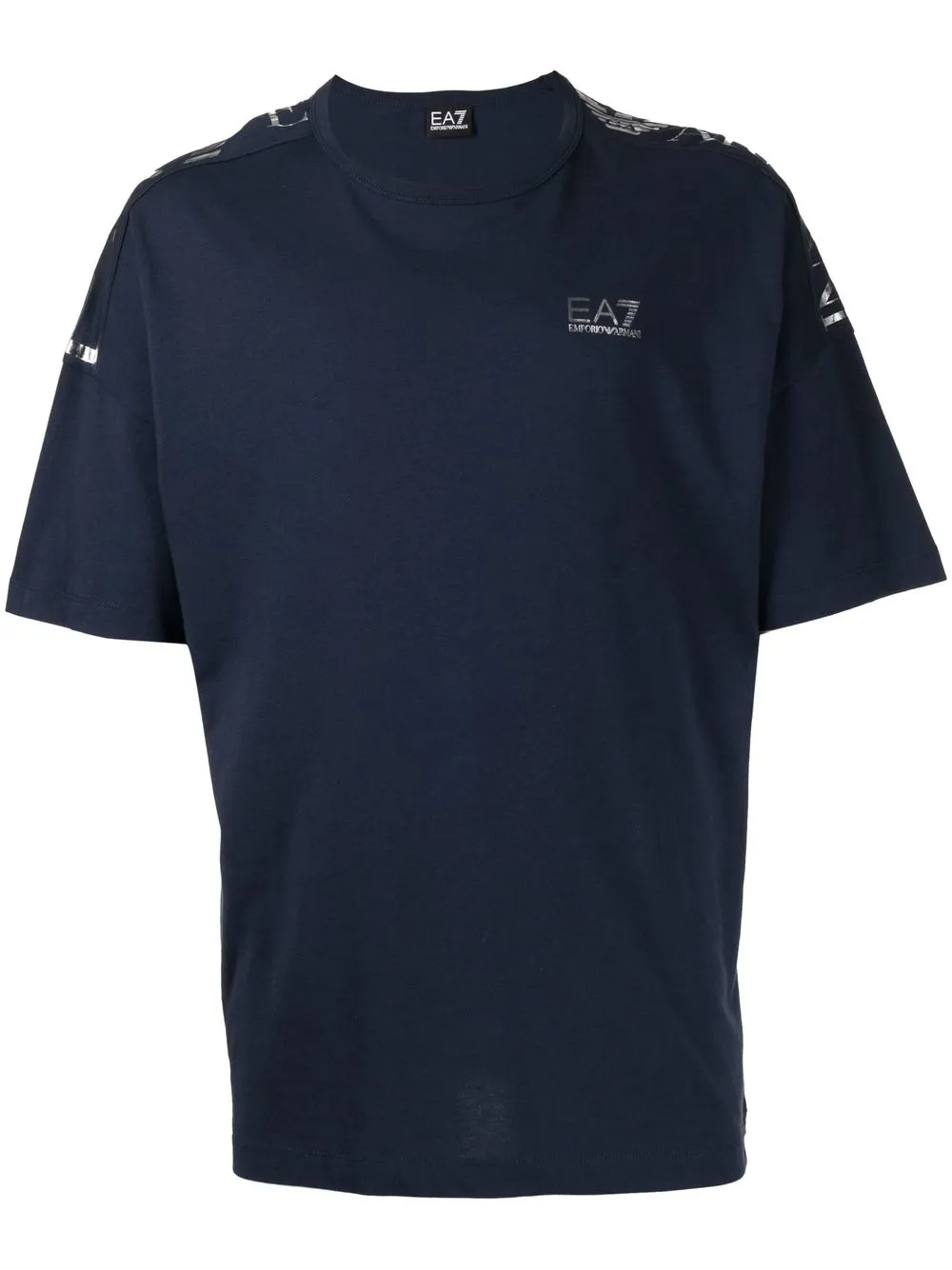 

Ea7 Emporio Armani playera con logo estampado - Azul