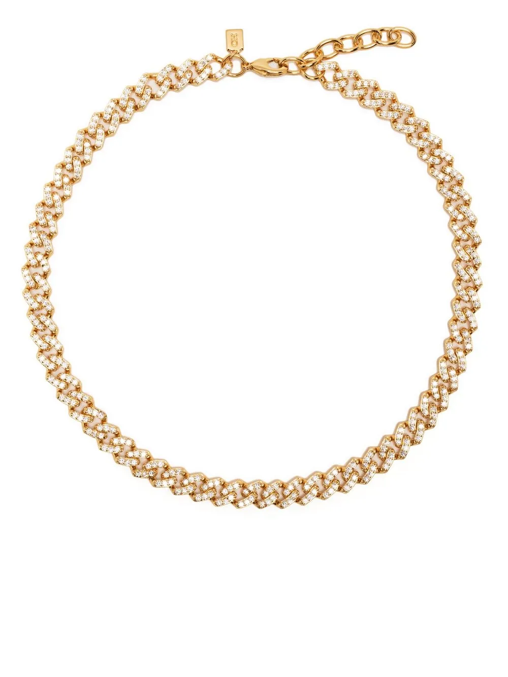 Crystal Haze crystal-detail chain necklace