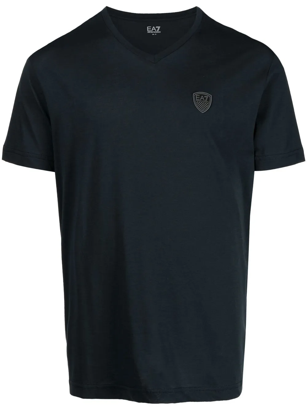 

Ea7 Emporio Armani logo-patch crew-neck T-shirt - Blue