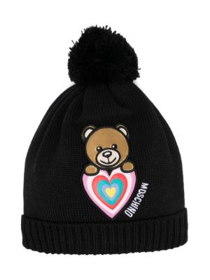 designer beanie hat with pom pom