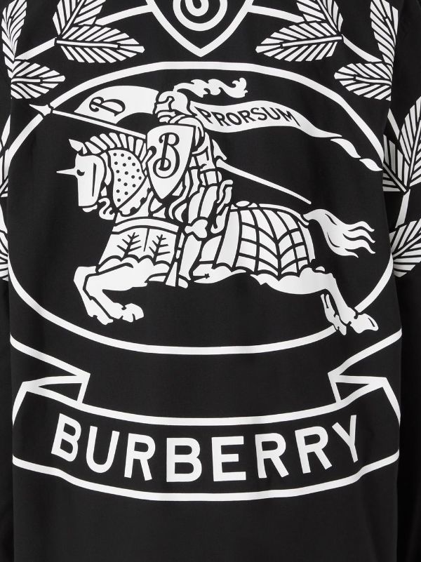 Burberry logo-print long-sleeve Hoodie - Farfetch