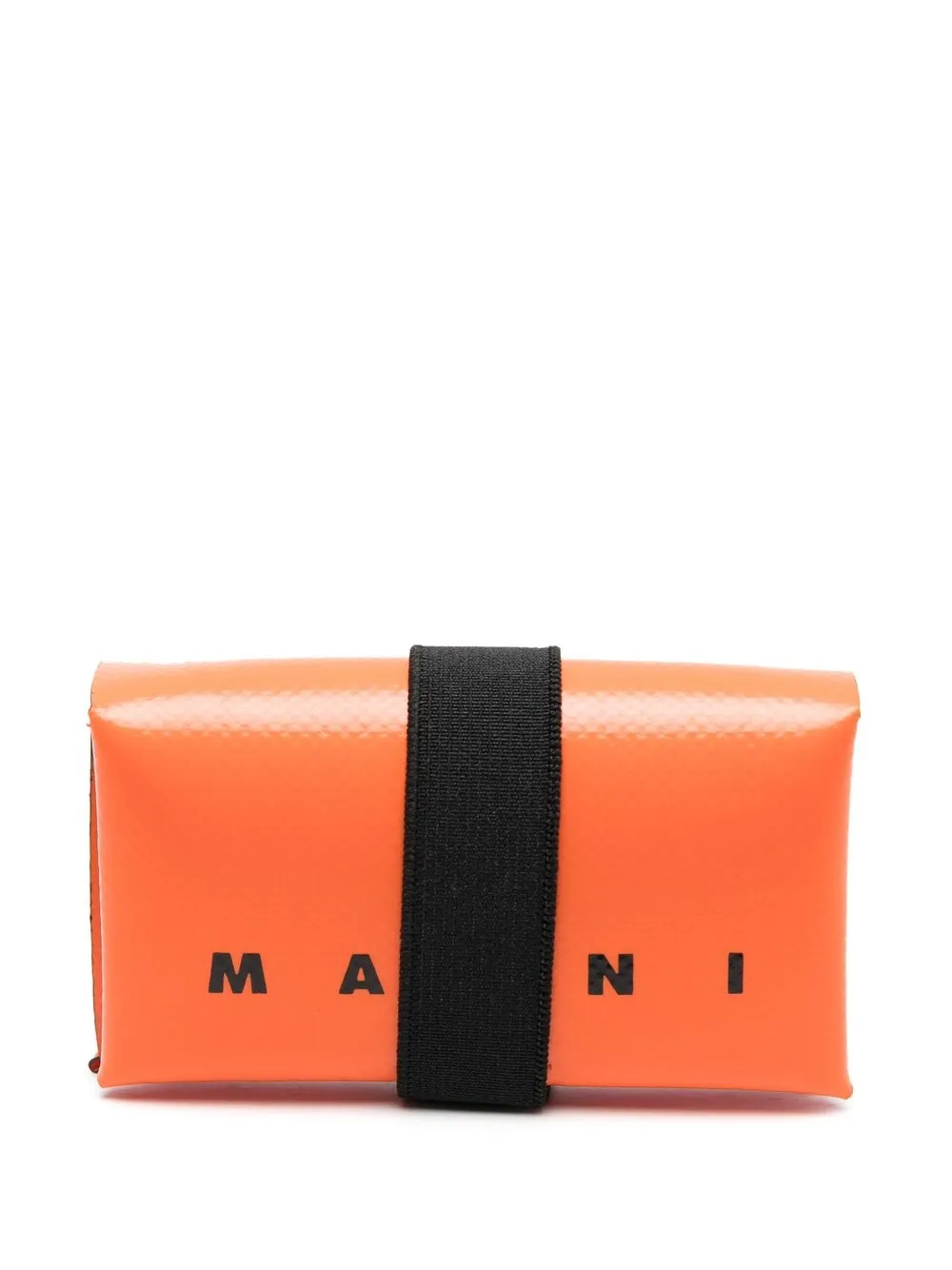 

Marni cartera con logo estampado - Naranja