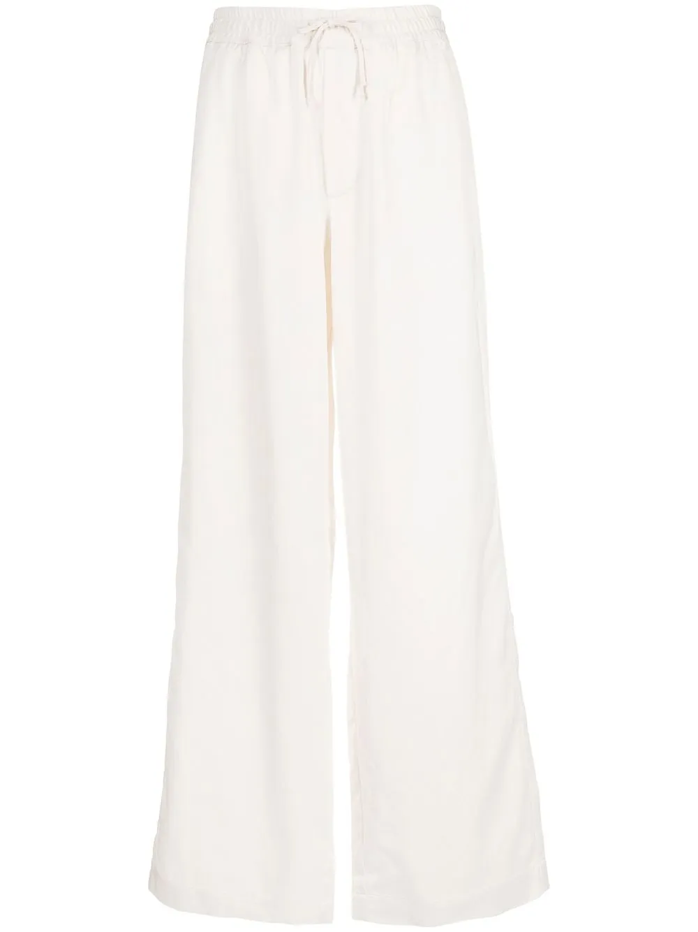 

Won Hundred pantalones anchos con tiro alto - Blanco