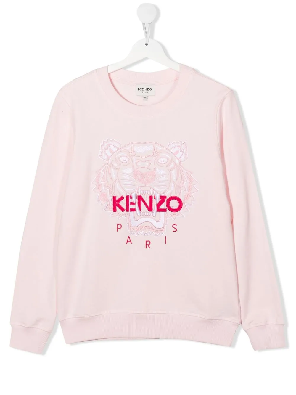 

Kenzo Kids playera con tigre bordado - Rosado