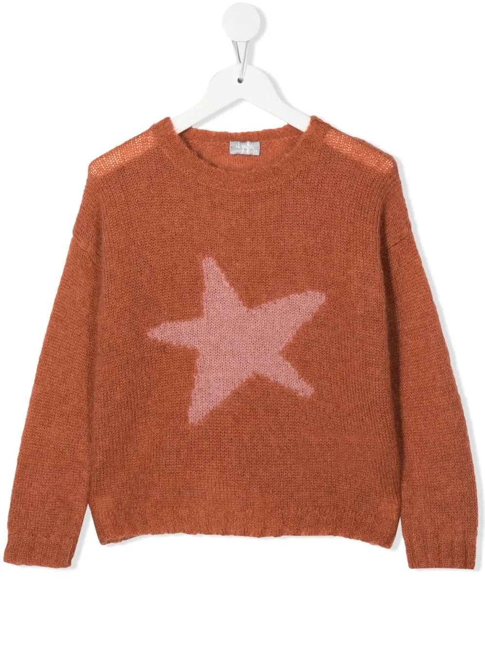 

Il Gufo star-knit jumper - Brown