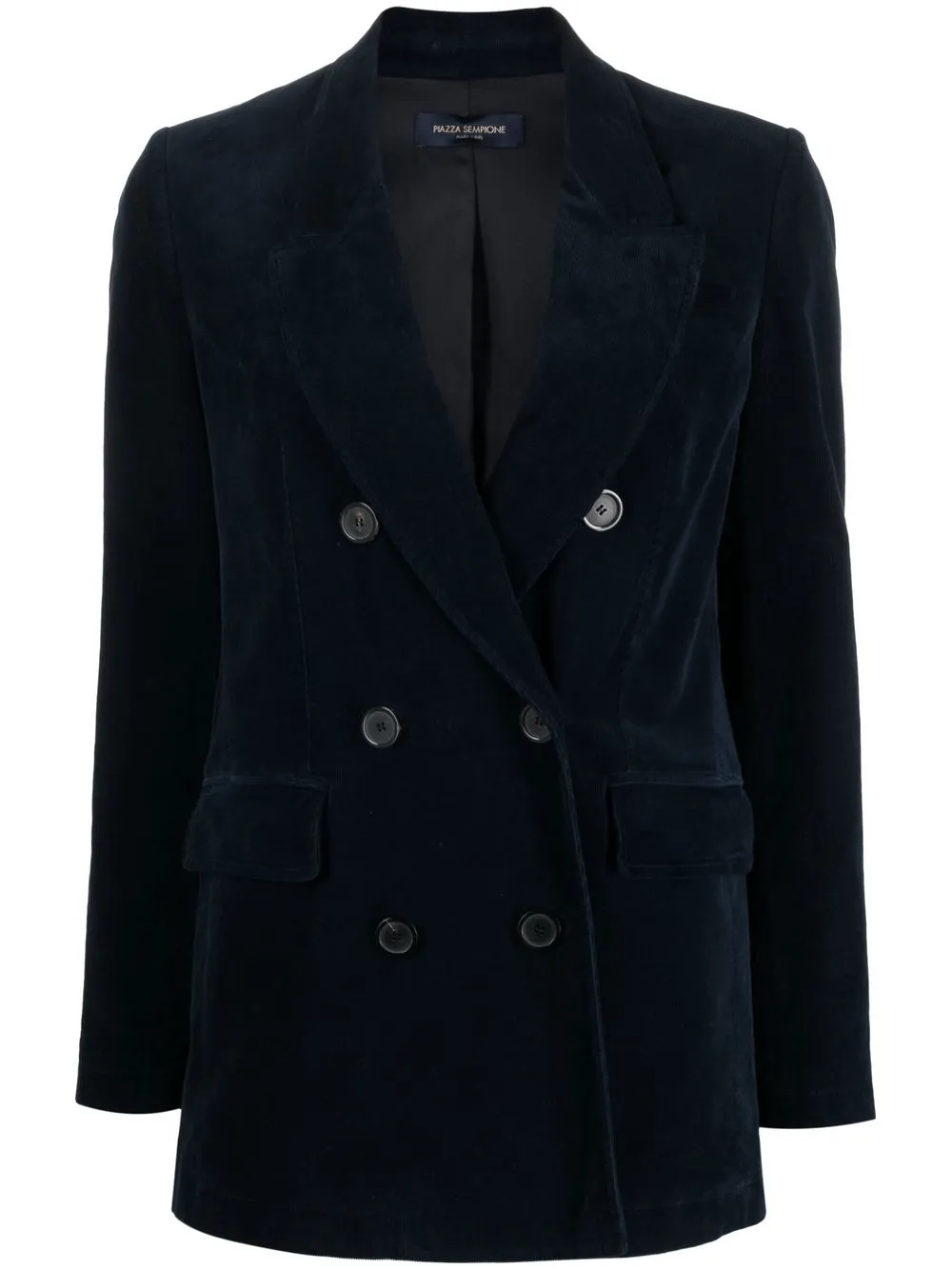 

Piazza Sempione tailored double-breasted blazer - Blue