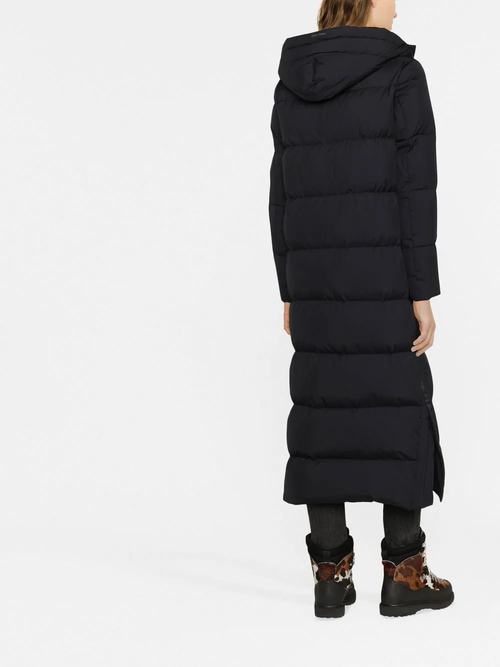 Herno Long Padded Hooded Coat Farfetch