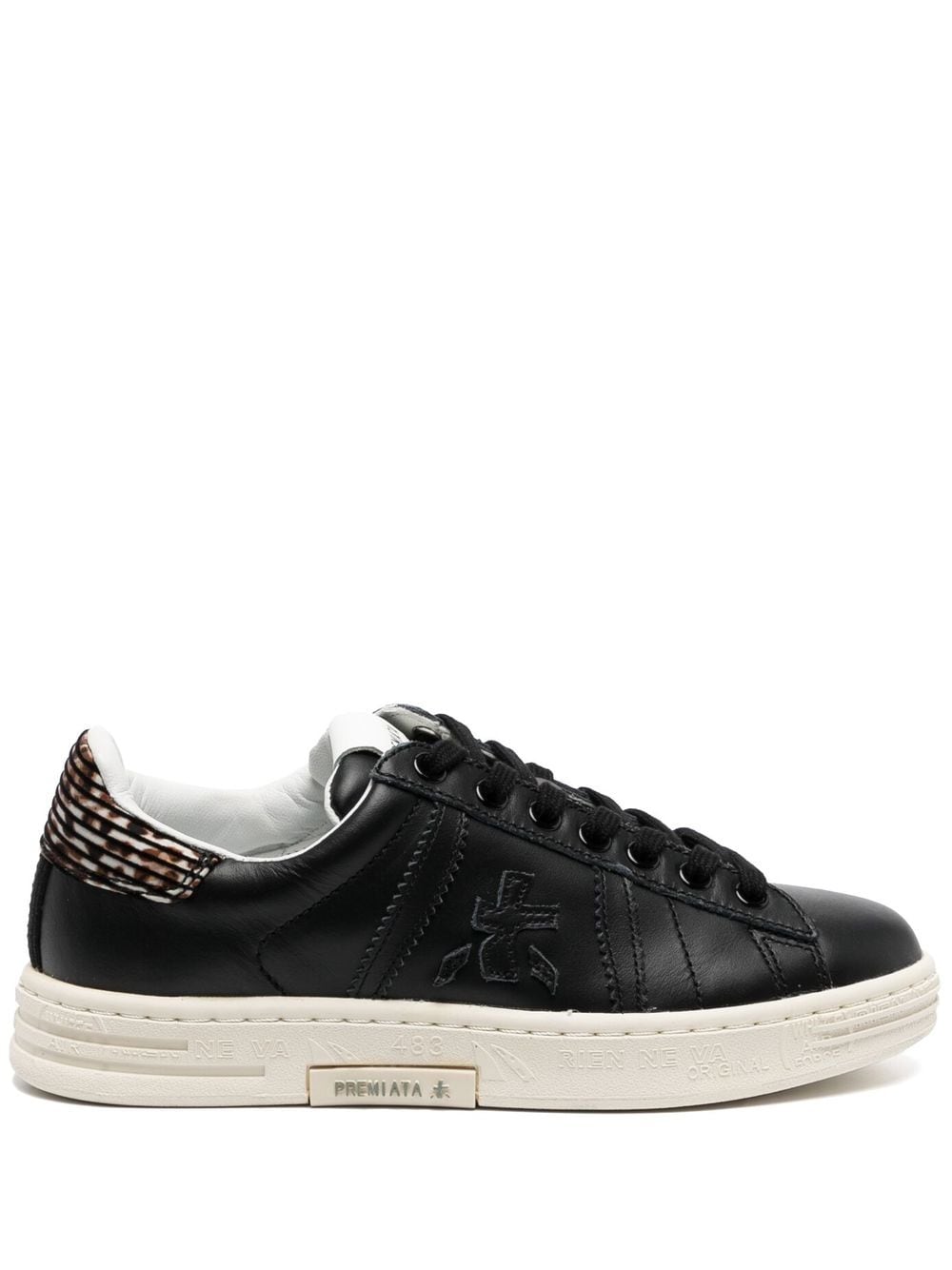 

Premiata leather low-top sneakers - Black