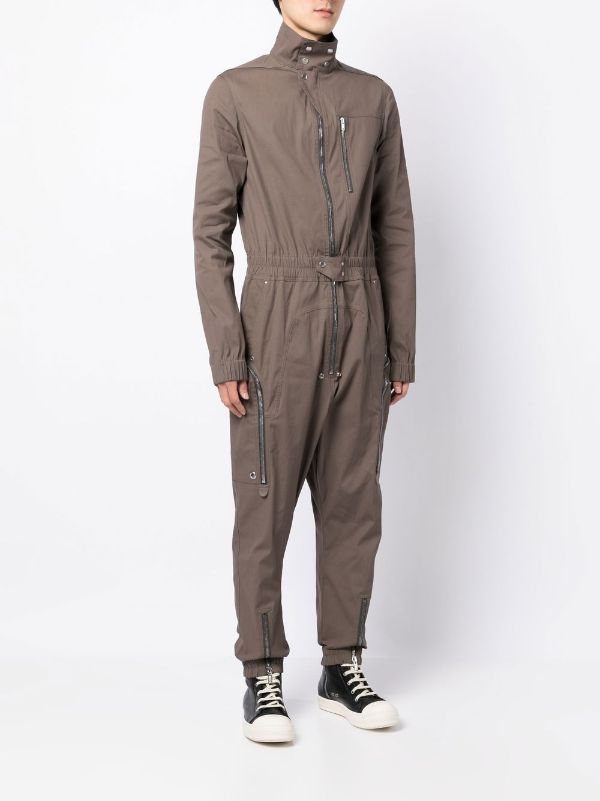 Rick Owens zip-up Tapered Jumpsuit - Farfetch