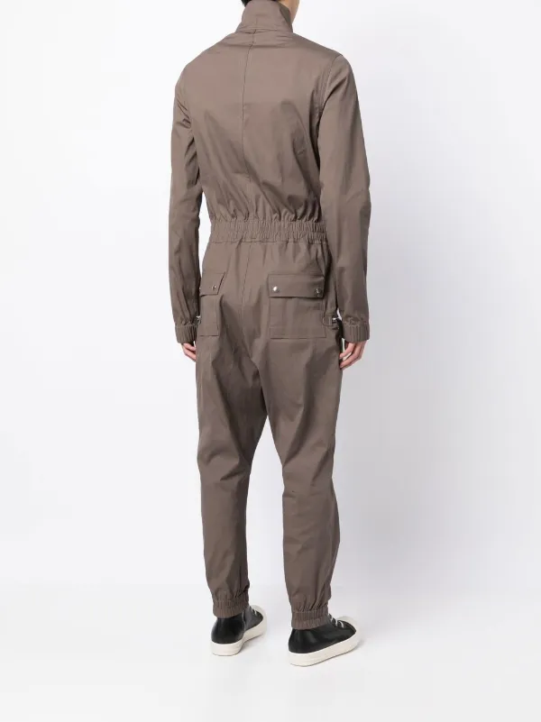 Rick Owens zip-up Tapered Jumpsuit - Farfetch