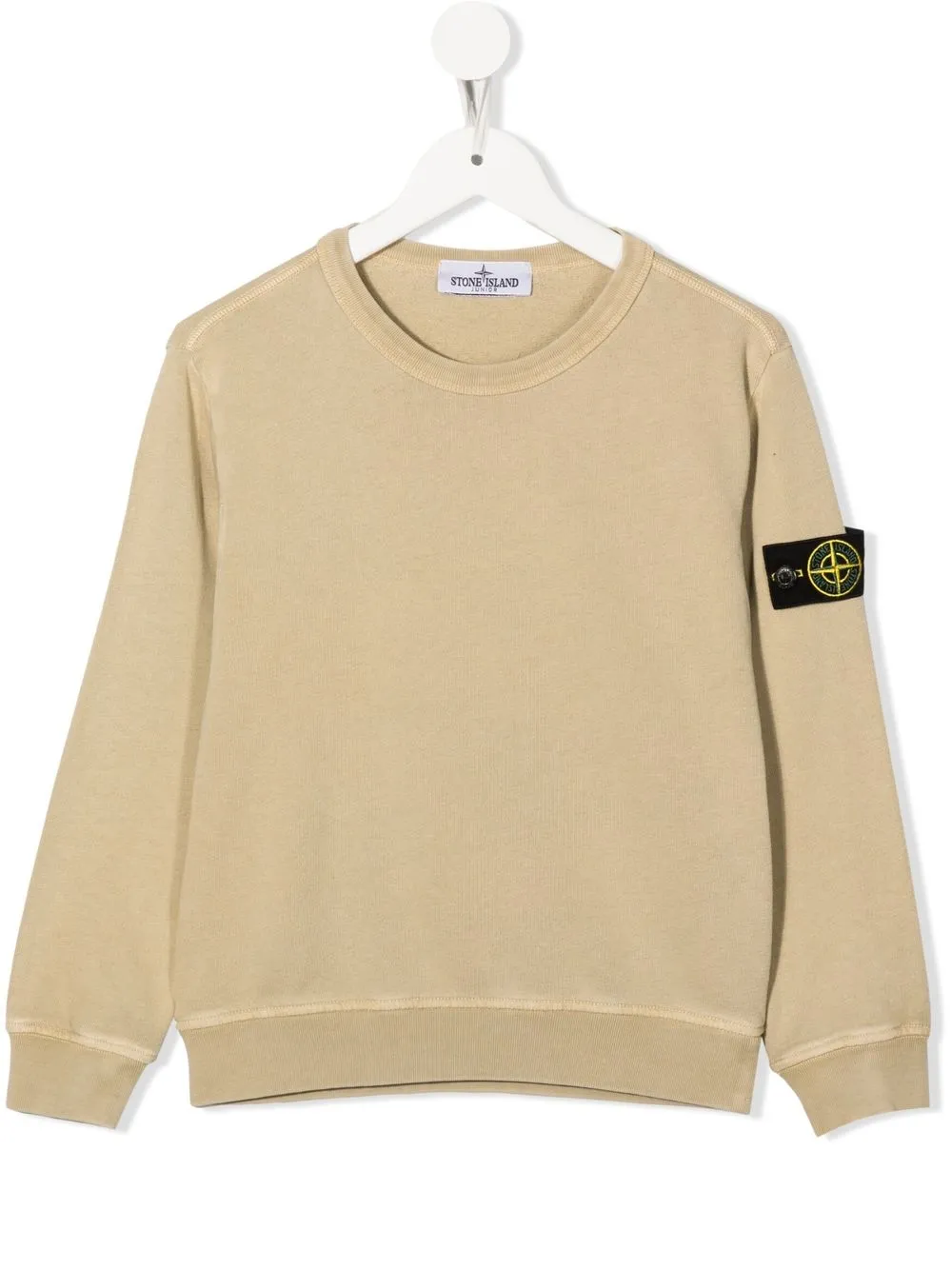 

Stone Island Junior Compass-patch sweatshirt - Neutrals