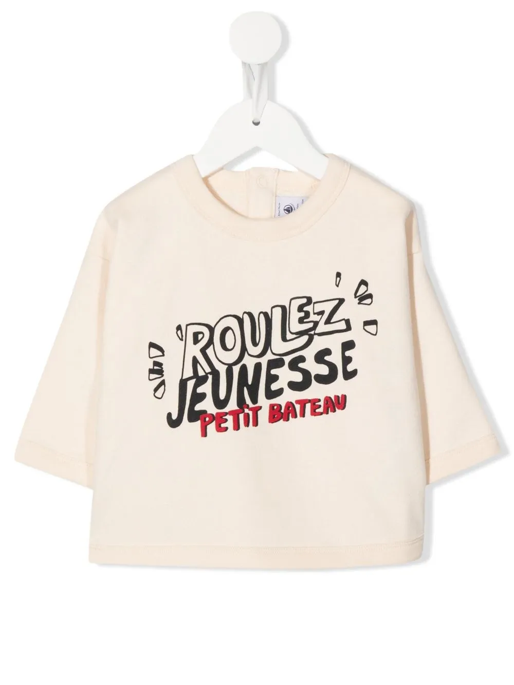 

Petit Bateau playera con logo estampado - Neutro