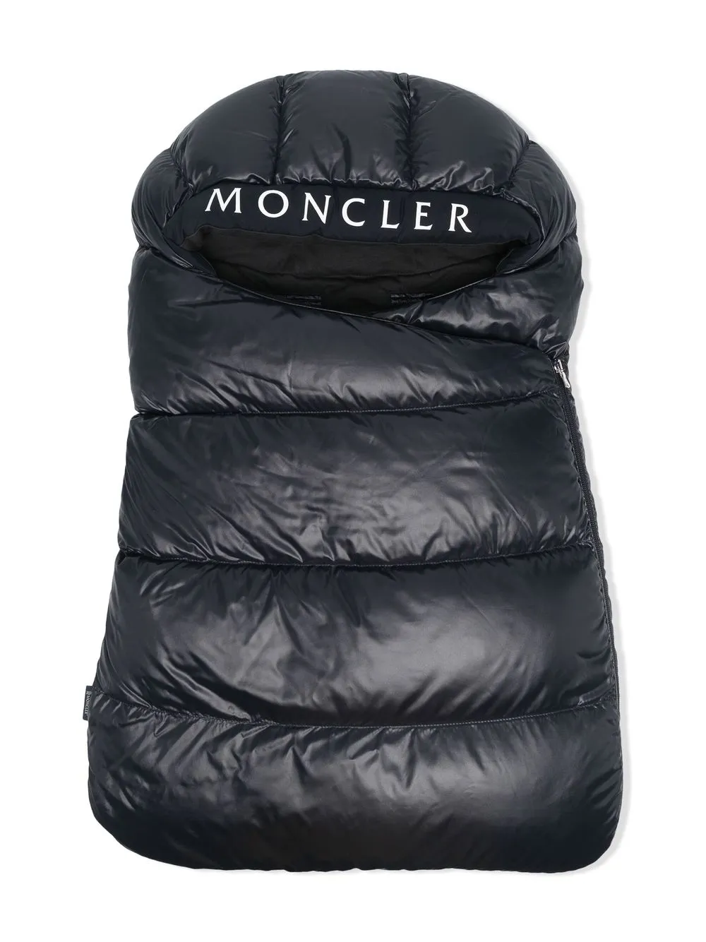 

Moncler Enfant hooded padded sleeping bag - Blue