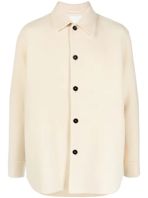 Jil Sander sobrecamisa con botonesy mangas largas