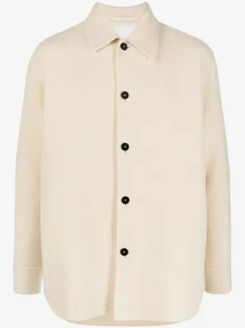 Jil Sander button-up long-sleeved shirt jacket