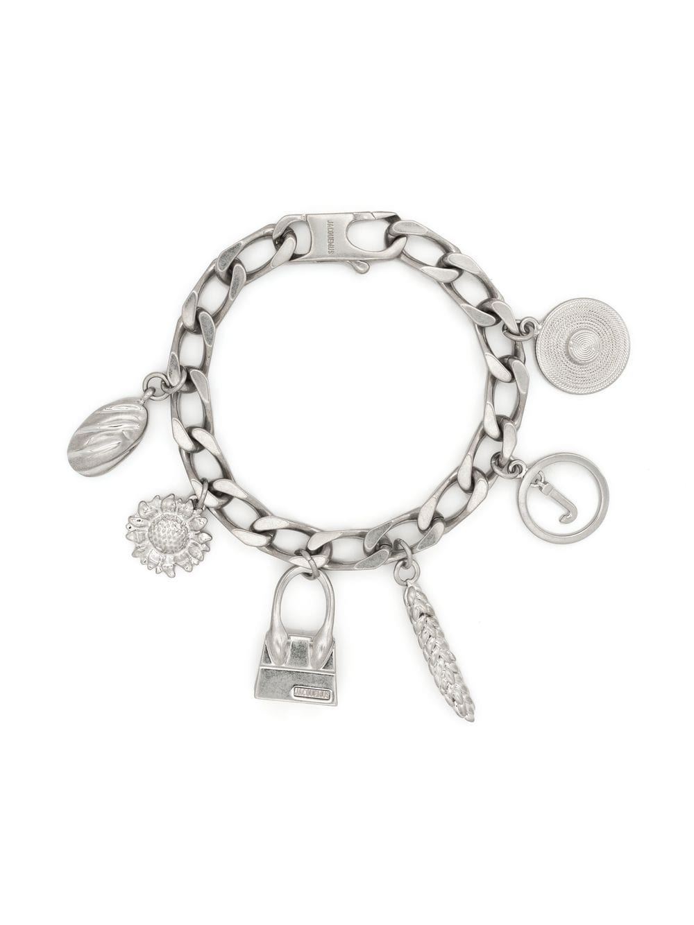 Jacquemus Chain-link Charm Bracelet In Silver | ModeSens