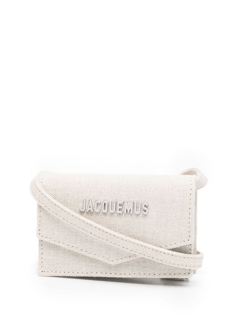 Jacquemus Porte Azur Leather Shoulder Card Holder In Pink