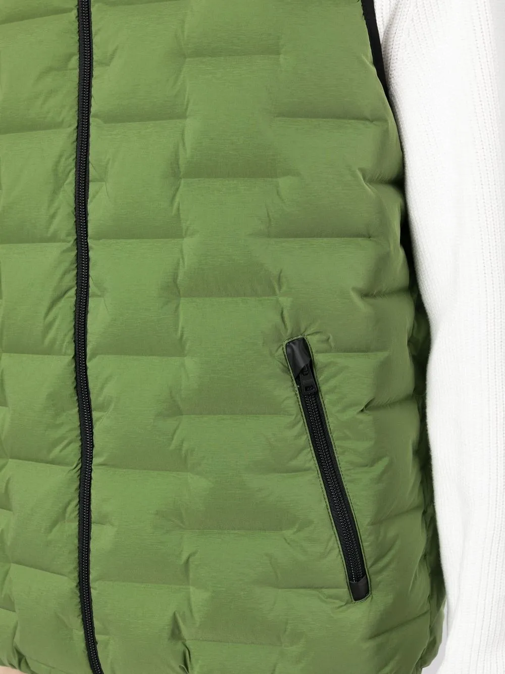 Herno Bodywarmer met afneembare capuchon Groen
