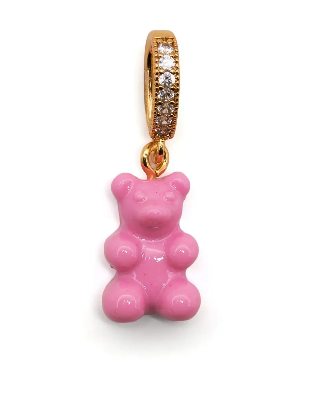 

Crystal Haze dije Nostalgia Bear bañado en oro de 18kt - Rosado