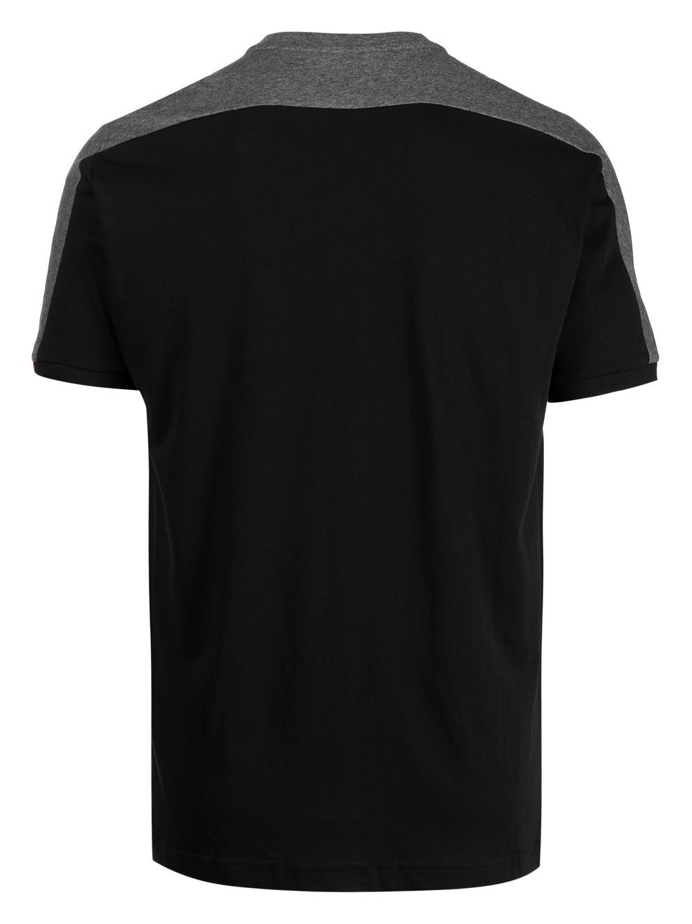 Ea7 Emporio Armani Tweekleurig T-shirt - Zwart