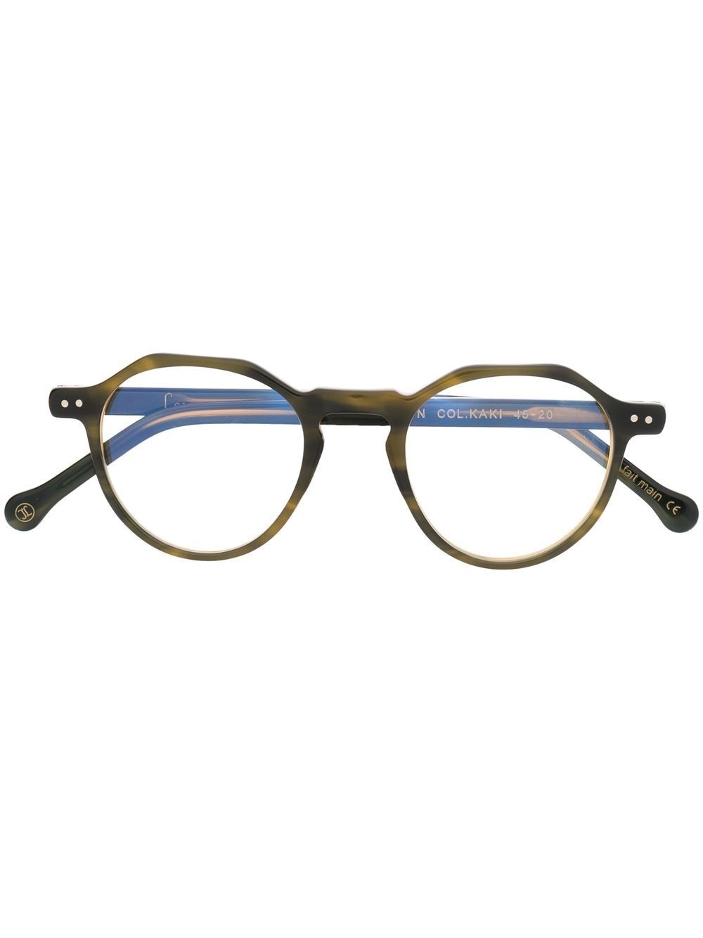 Lesca Round-frame Glasses