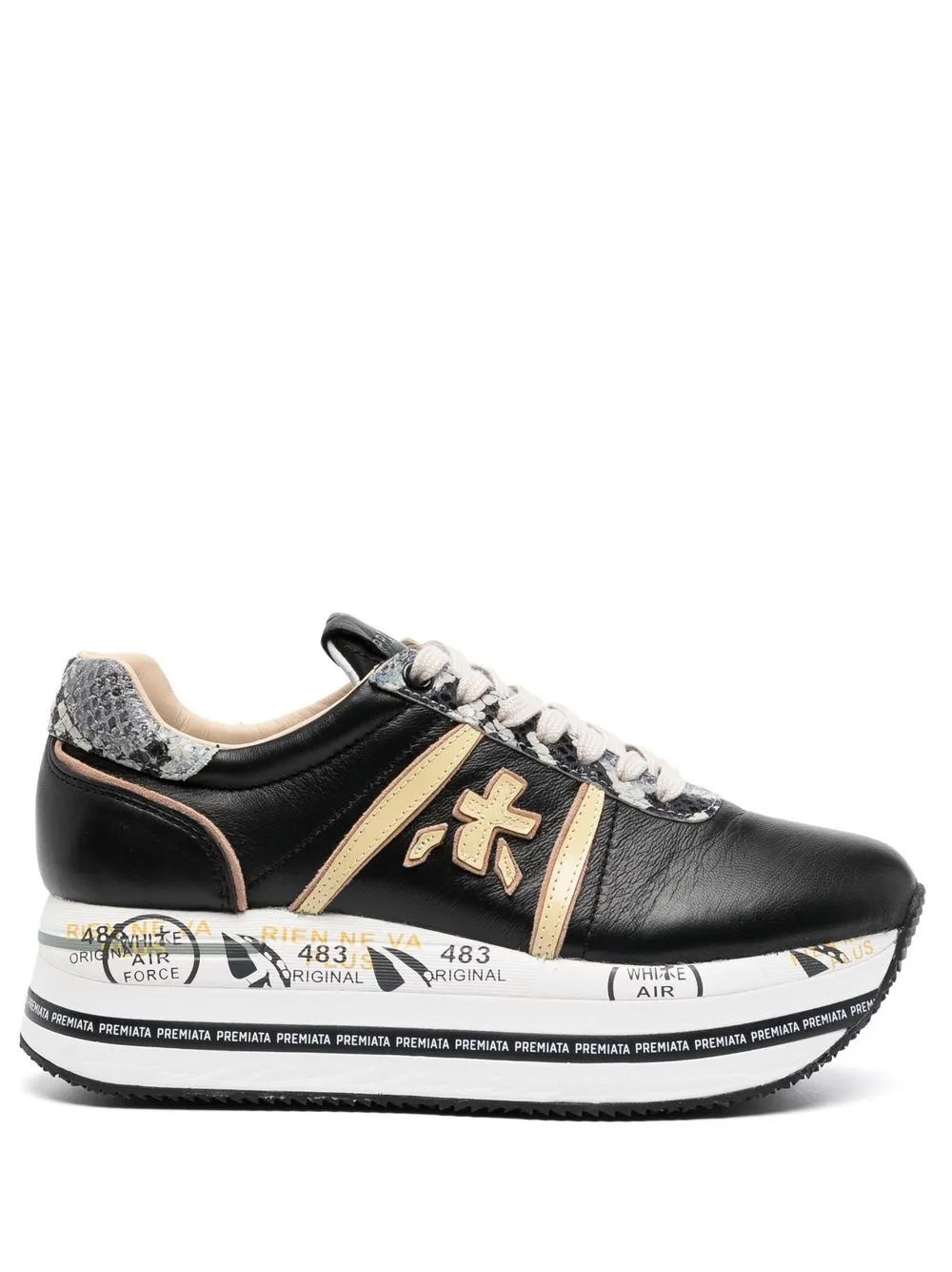 

Premiata Beth platform-sole sneakers - Negro