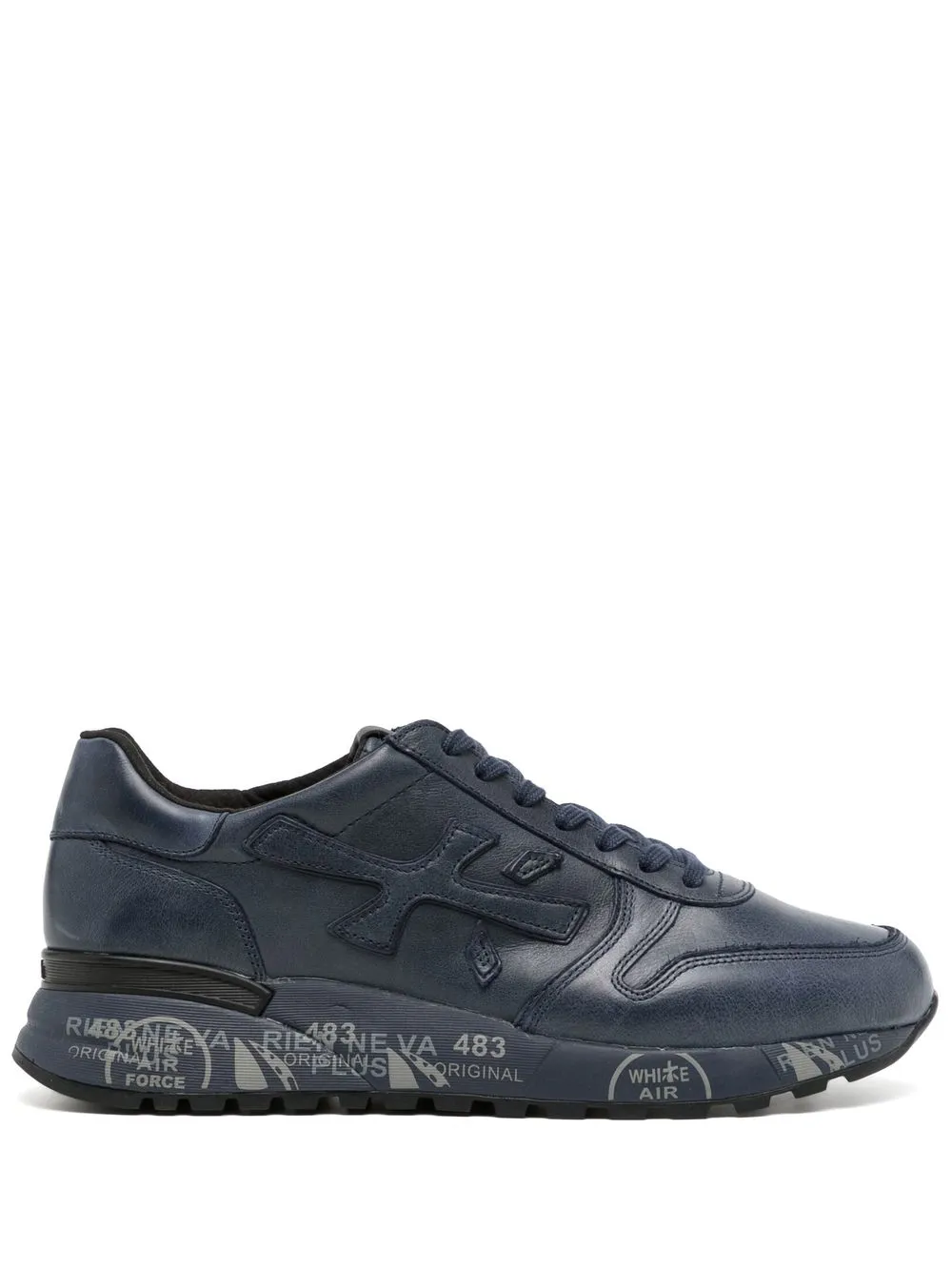 

Premiata tenis bajos con agujetas - Azul