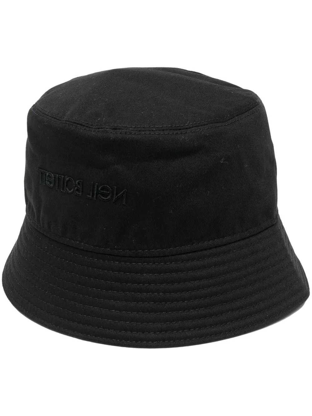 

Neil Barrett gorro de pescador con logo bordado - Negro