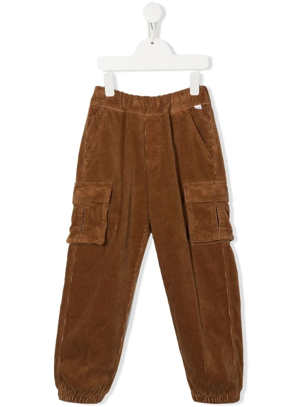

Il Gufo corduroy cargo trousers - Brown