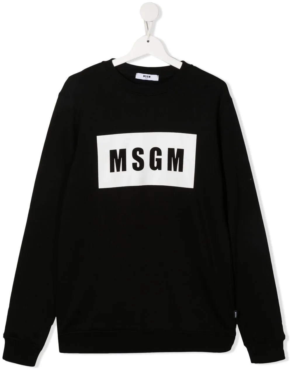 

MSGM Kids TEEN logo-print sweatshirt - Black