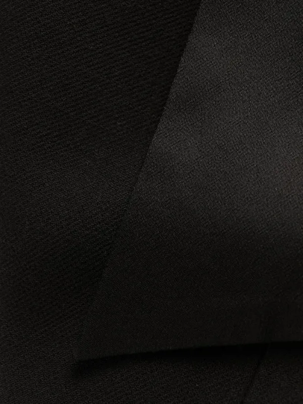 Saint Laurent オープンバック マキシドレス | ブラック | FARFETCH JP