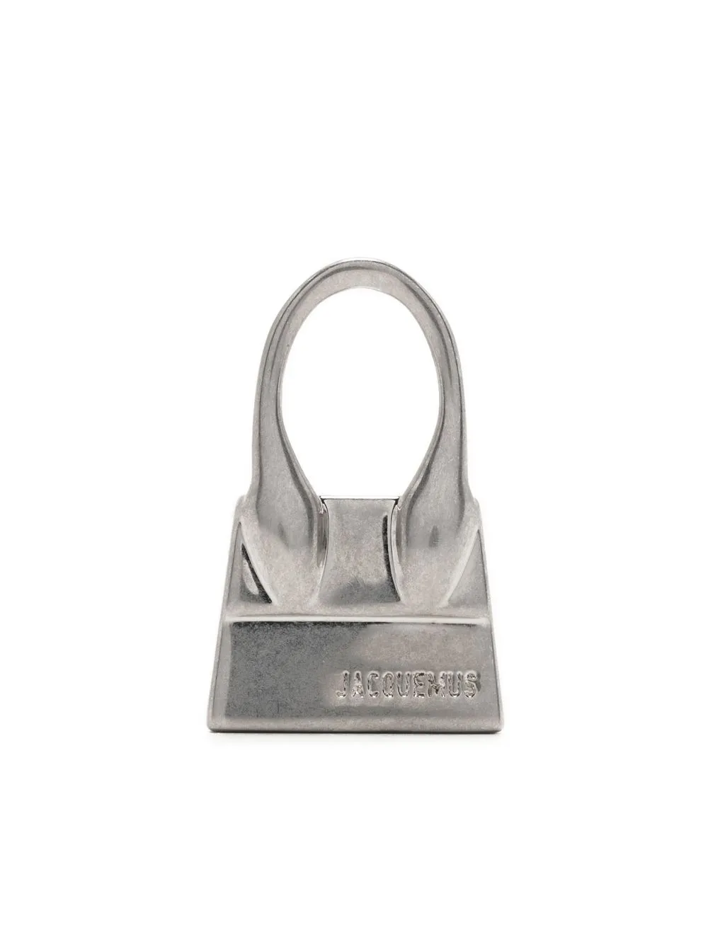 

Jacquemus aretes en forma tote - Plateado