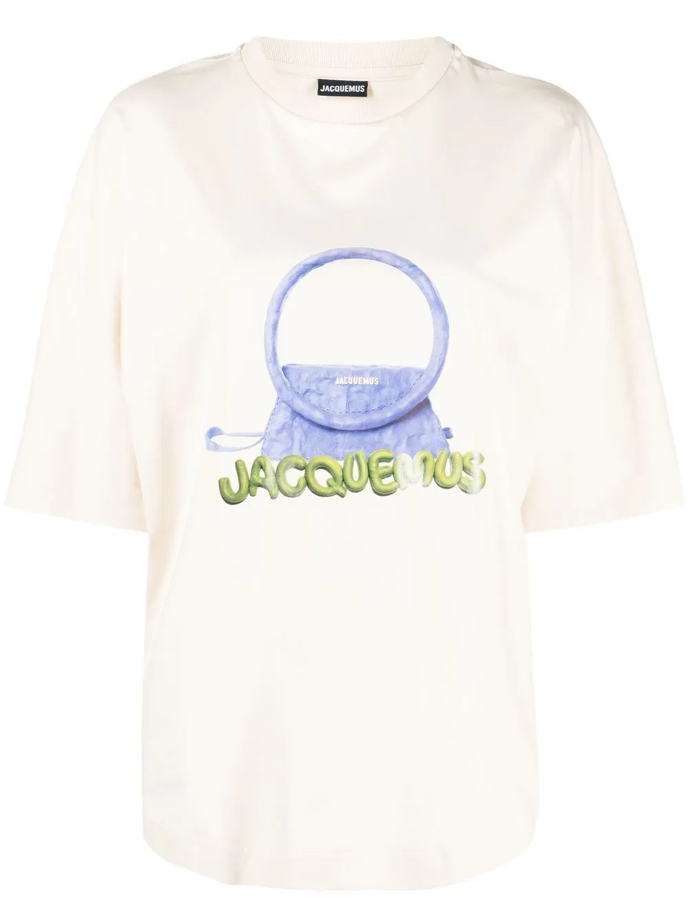 

Jacquemus graphic-print short-sleeve T-shirt - White