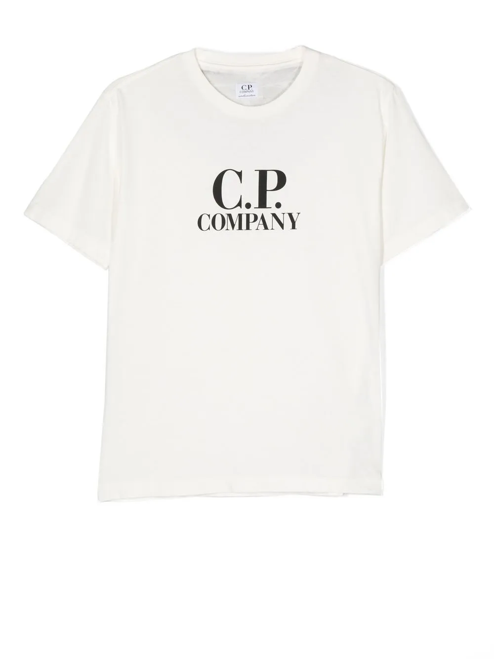 

C.P. Company Kids playera con logo estampado - Blanco