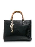 V°73 logo top-handle tote - Black