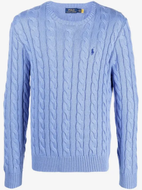 Polo Ralph Lauren suéter en tejido de ochos
