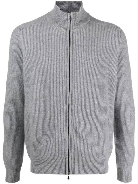 Barba zipped cashmere jumper