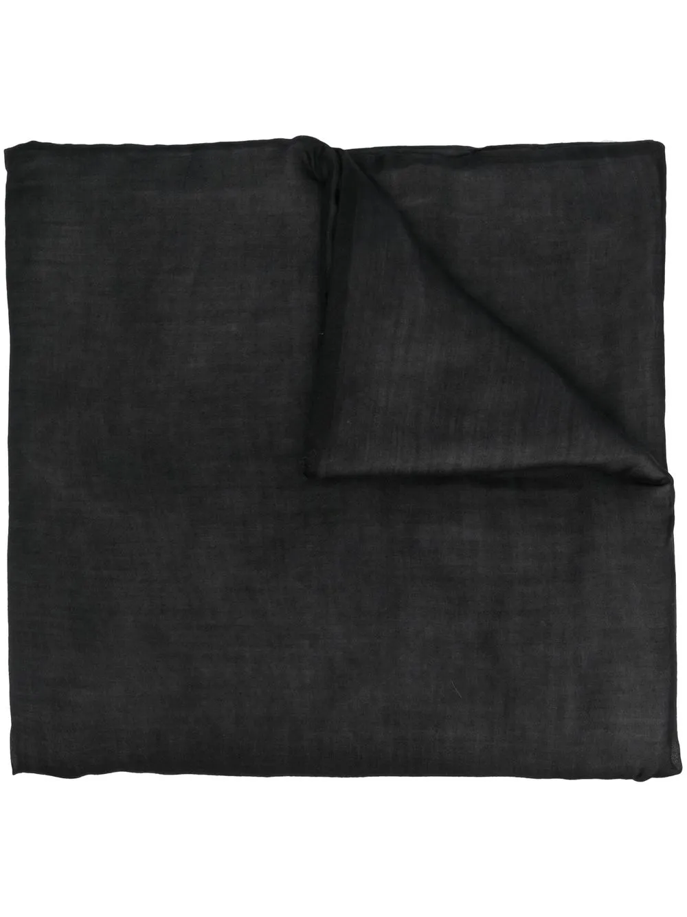 

Colombo frayed trim cashmere-blend scarf - Black