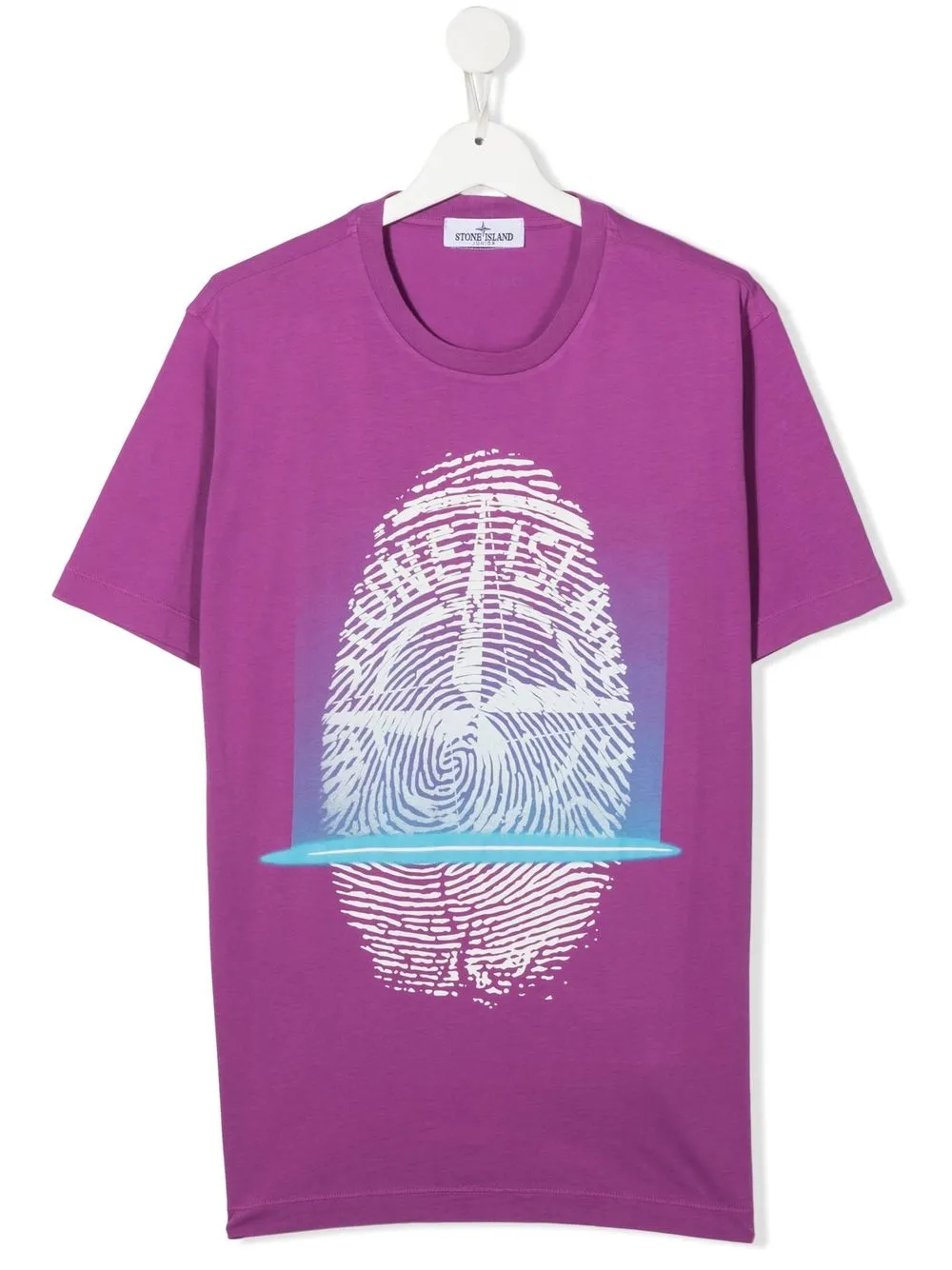 

Stone Island Junior playera con estampado gráfico - Morado