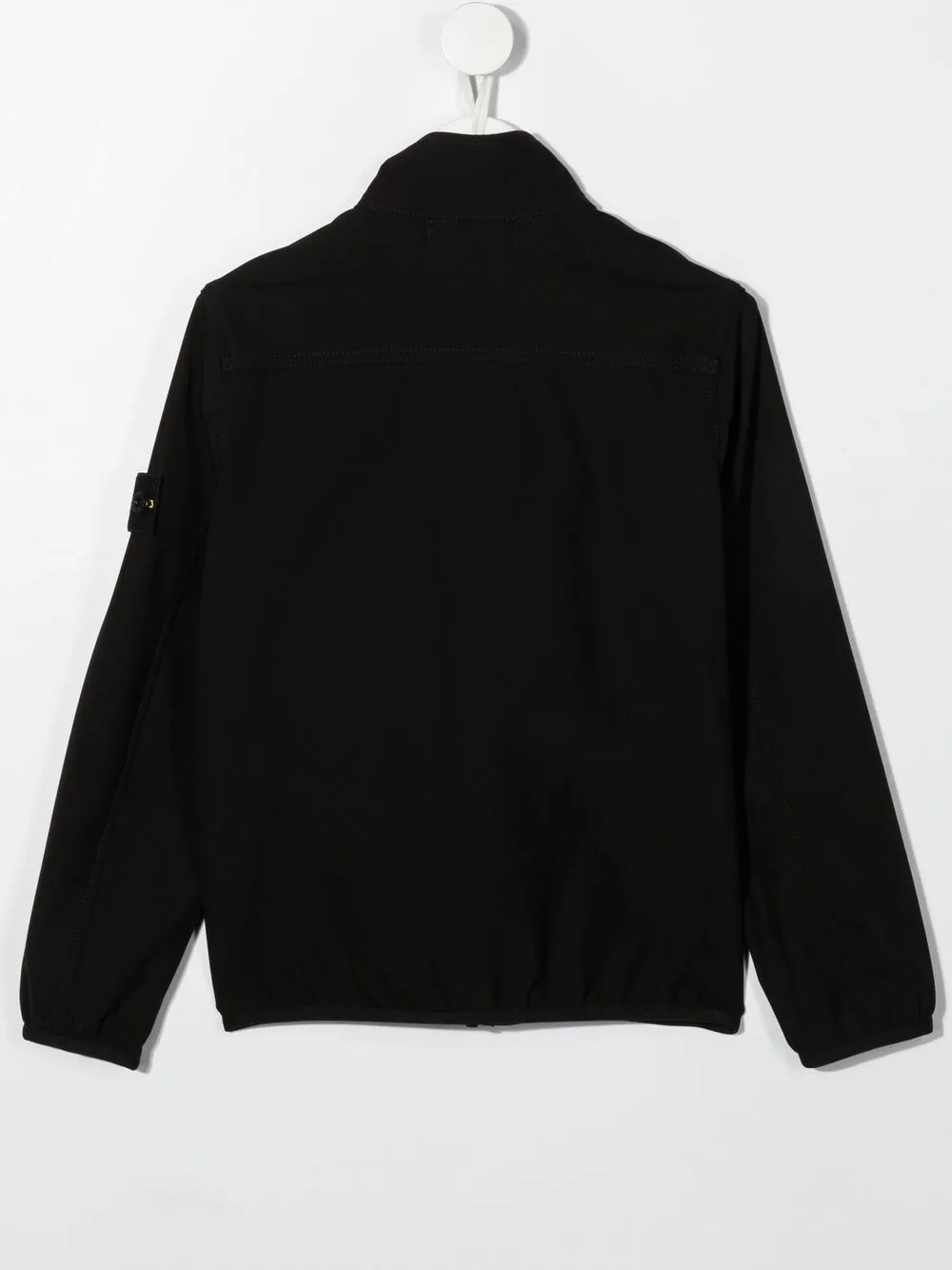 Stone Island Junior Jack met patch - Zwart