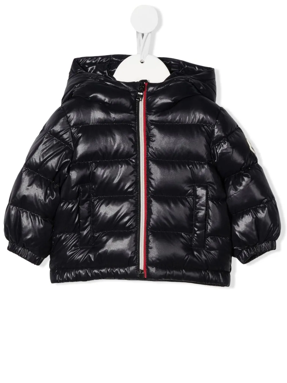

Moncler Enfant abrigo capitonado con capucha - Azul