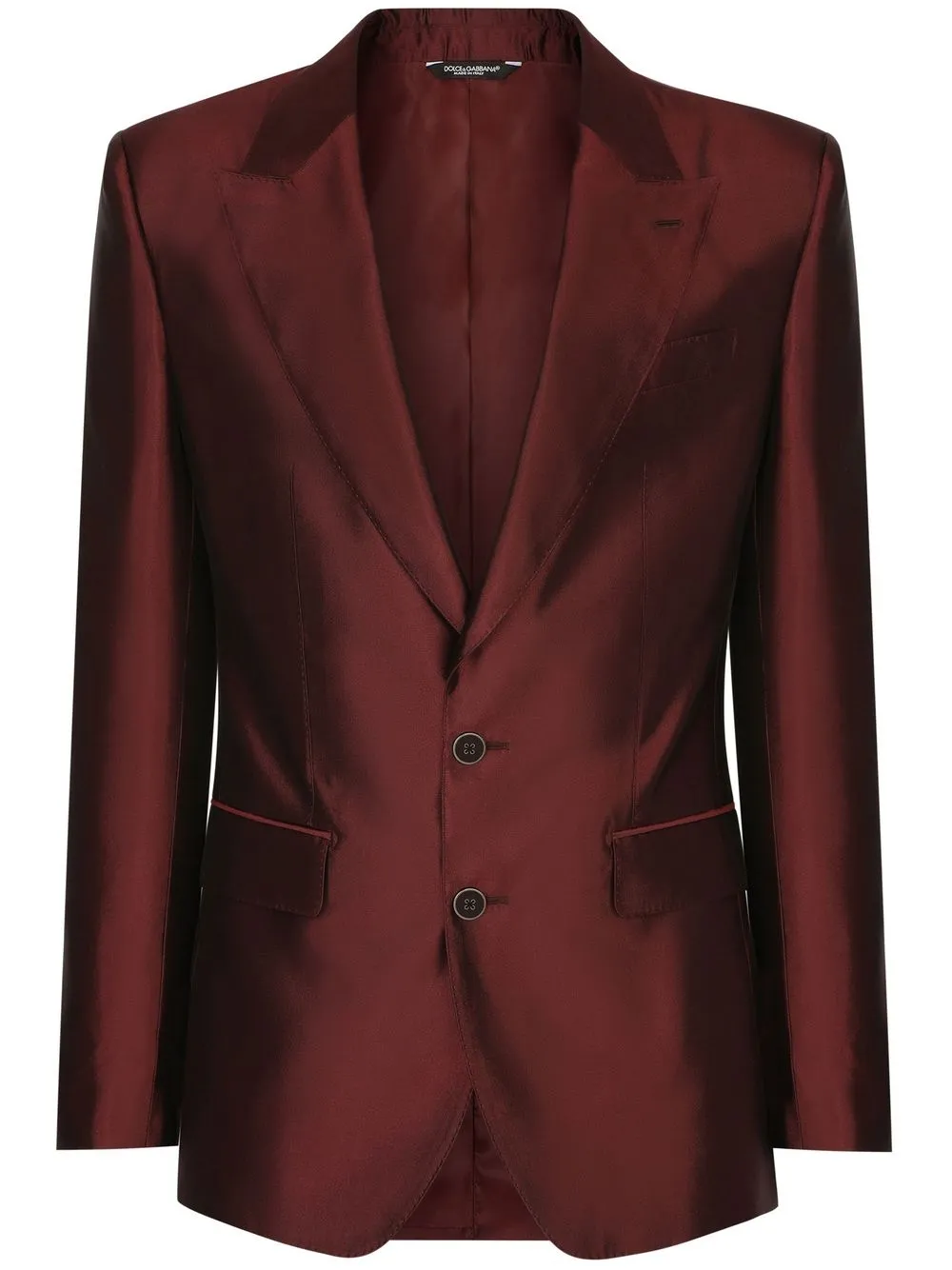 

Dolce & Gabbana traje de dos piezas slim - Rojo