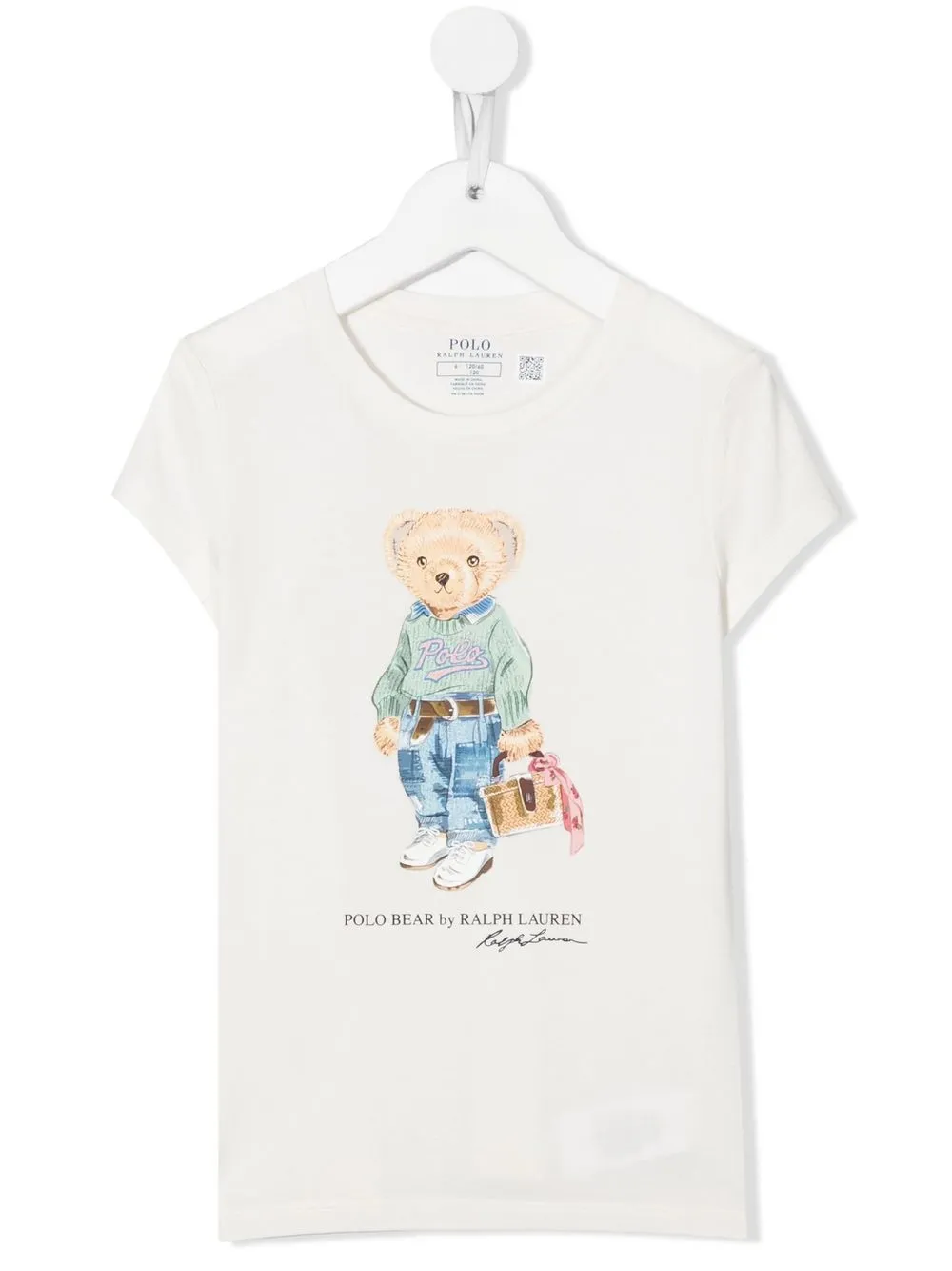 

Ralph Lauren Kids Polo Bear cotton T-Shirt - White