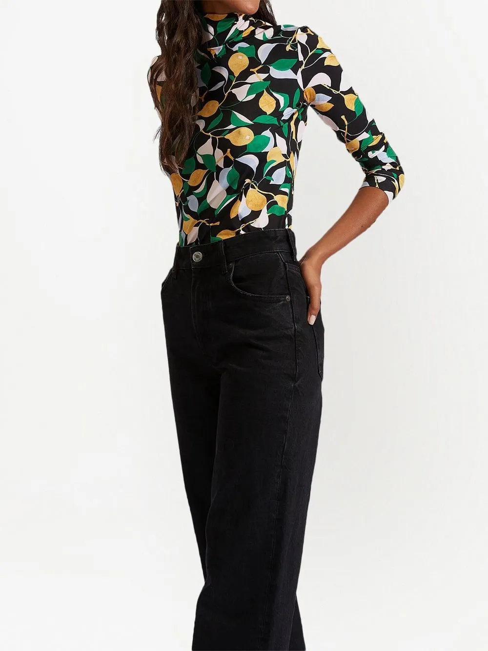 La DoubleJ Top met bloemenprint - ORCHARD
